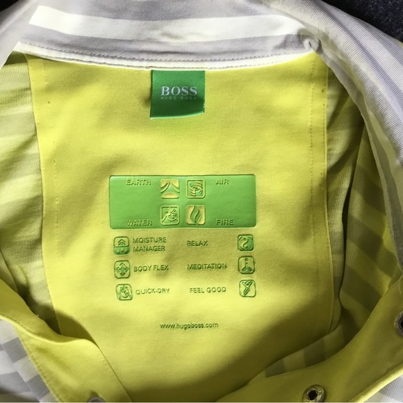 Hugo Boss Striped Polo, Size M. - Picture 4 of 8